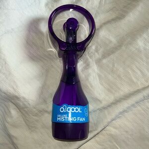 Fun summer, Sport, or Vacation misting fan and bottle